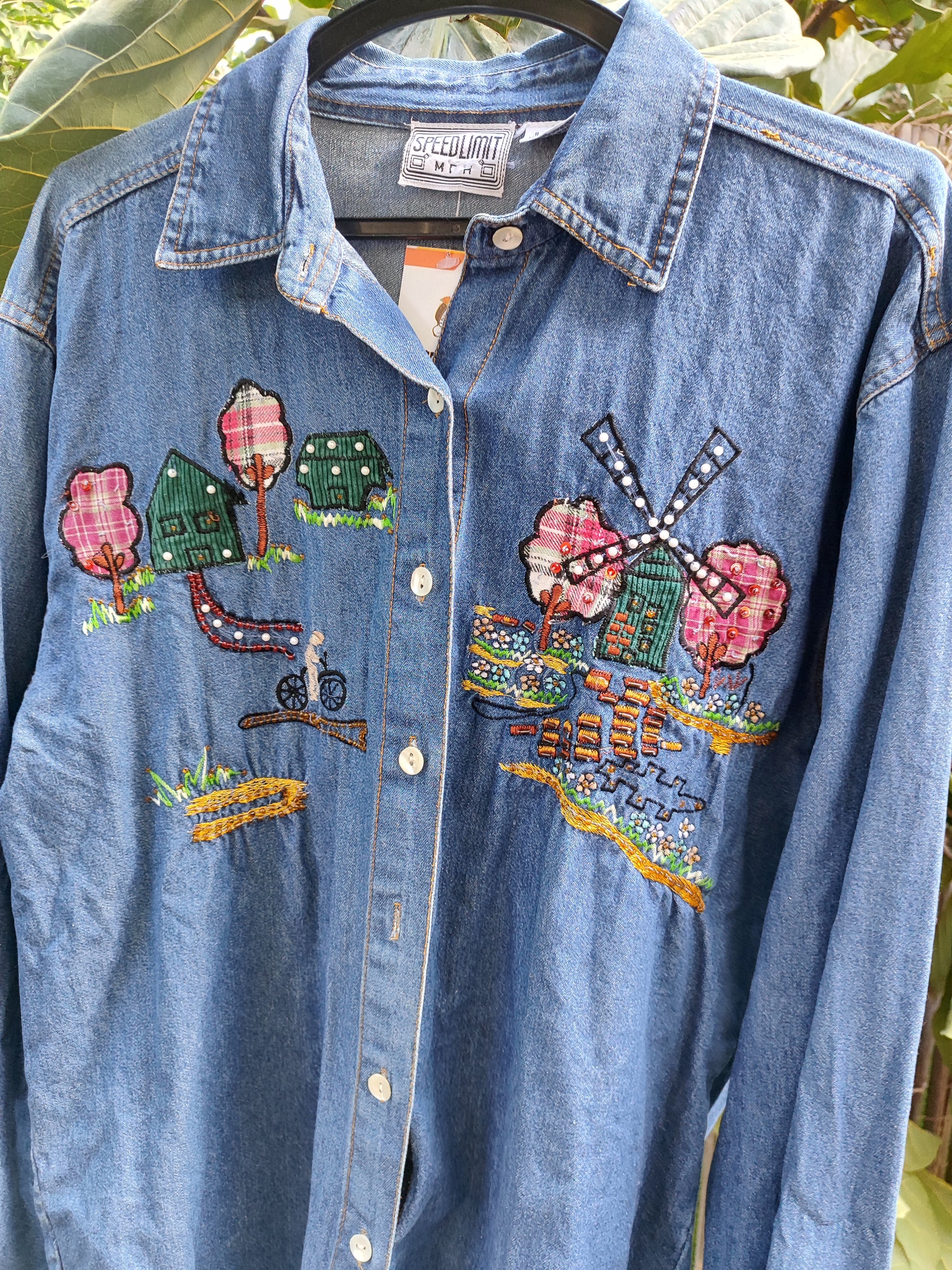 חולצת ג'ינס רקומה - Image 5 by ECOLIMIT