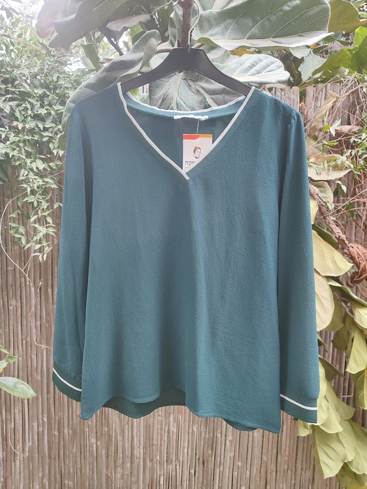 חולצה AKOZ ירוקה - Image 6 by AKOZ Paris