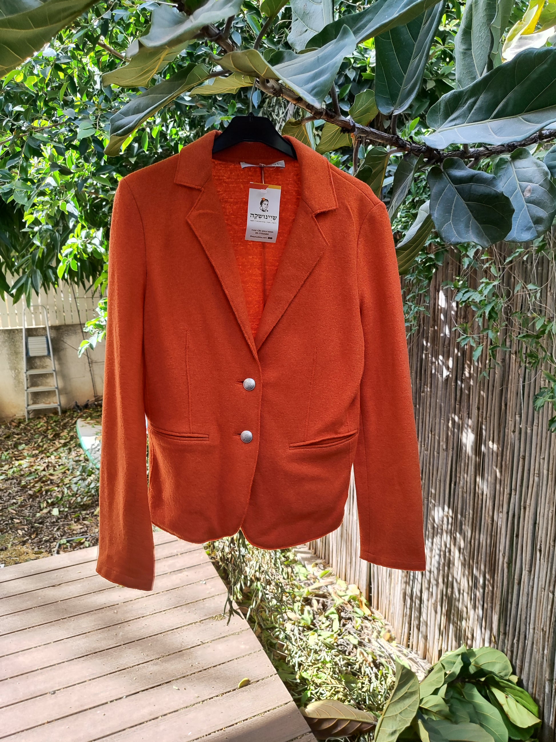 בלייזר כתום Oui - Image 5 by Oui