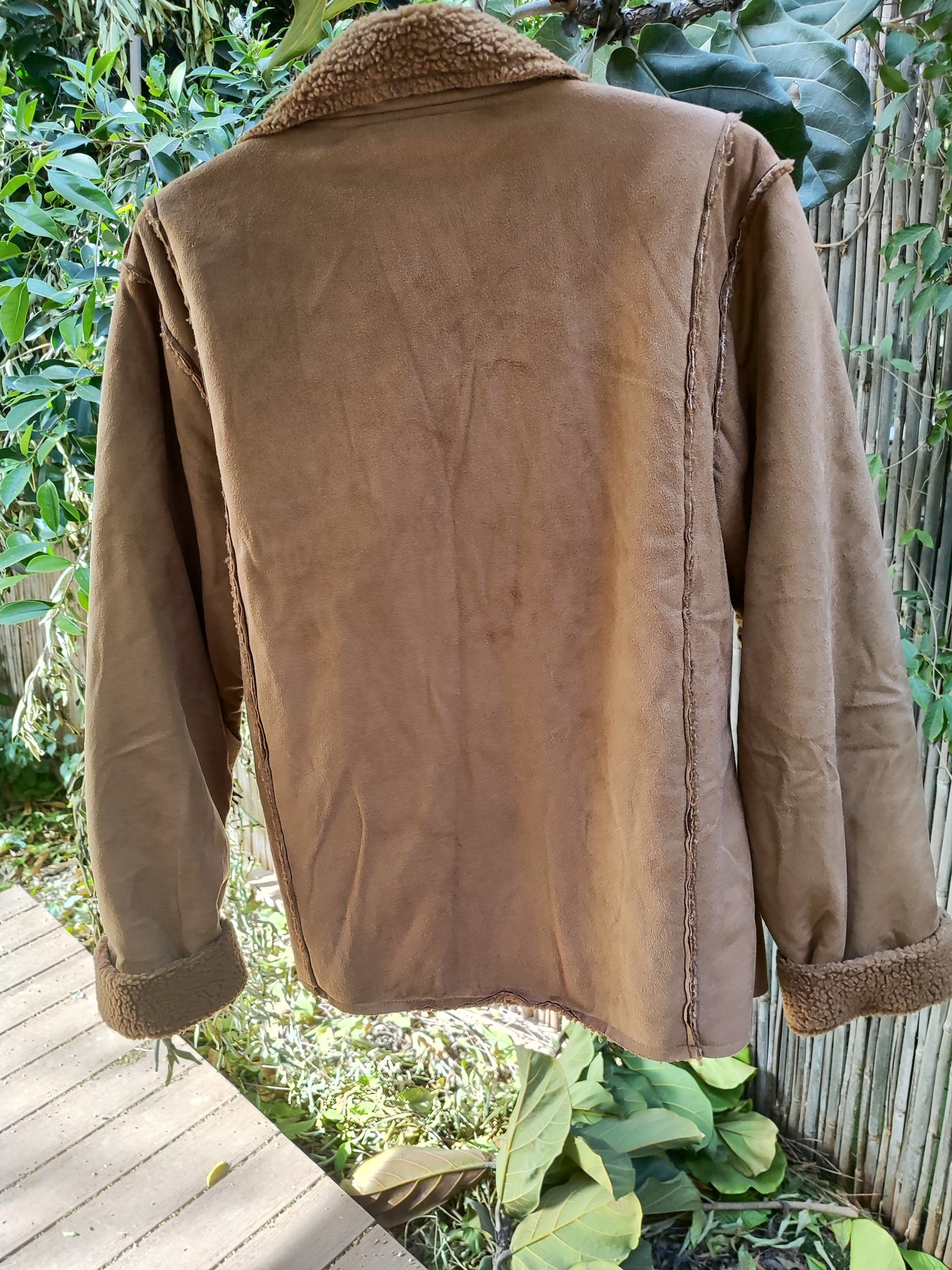 ג'קט חום פרווה פנימית - Image 4