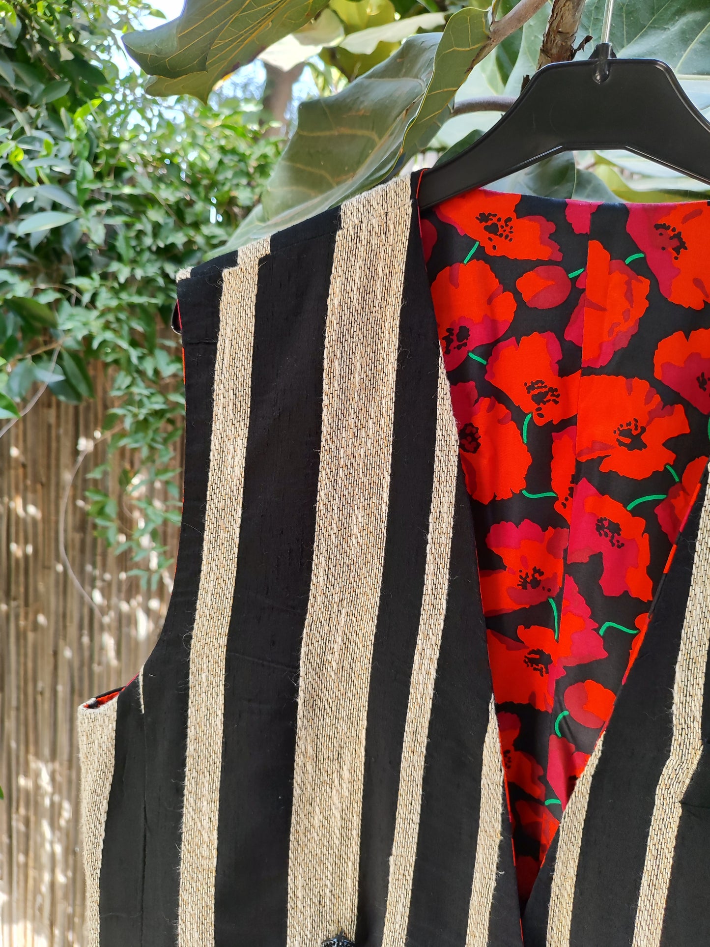 וסט פסים ופרחים דוצ - Image 3