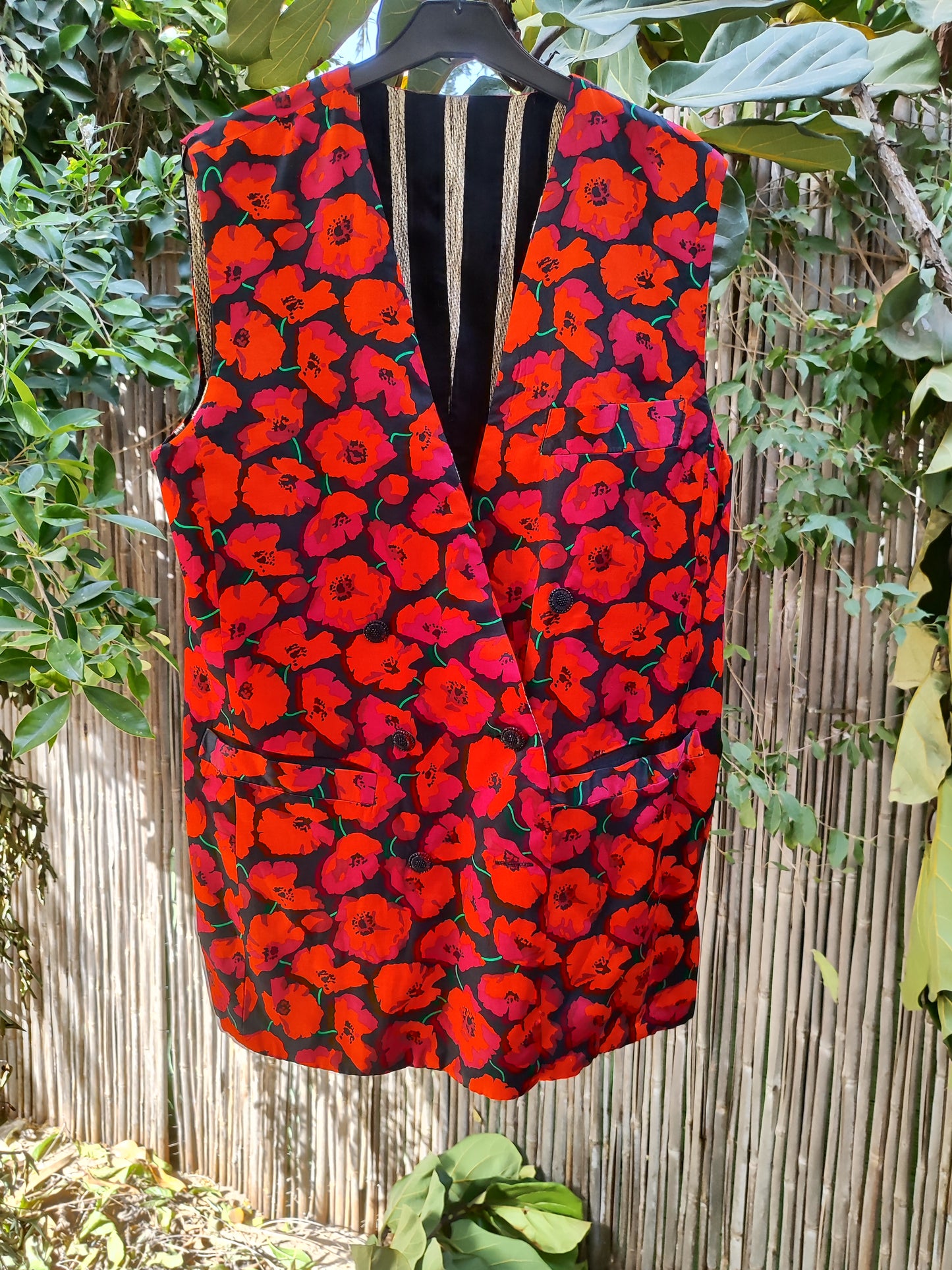 וסט פסים ופרחים דוצ - Image 6