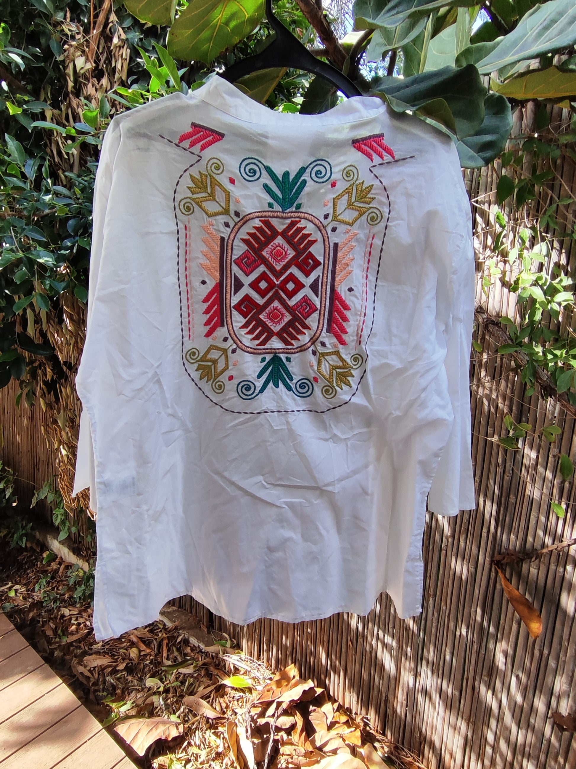 חולצה רקומה Boho - Image 3 by דנה אשכנזי