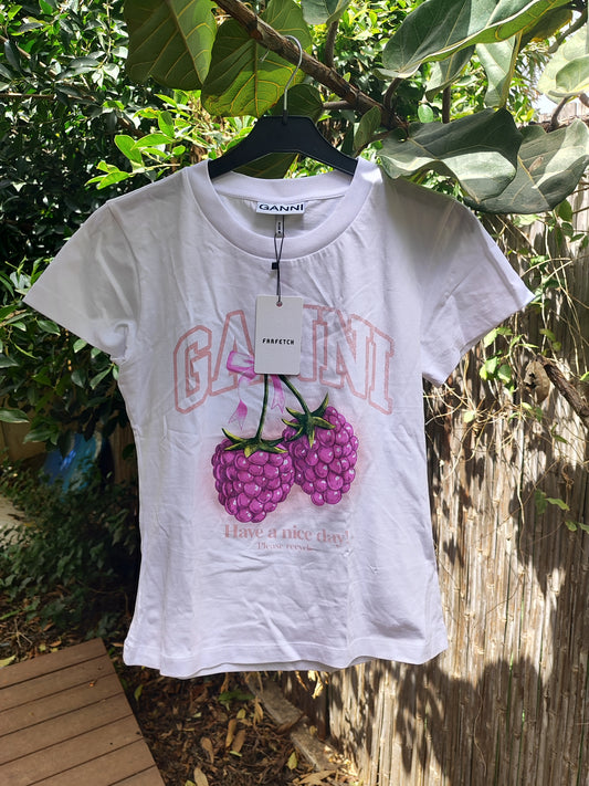 GANNI טי שירט חבנה באשכול ענבים - Image 2 by GANNI