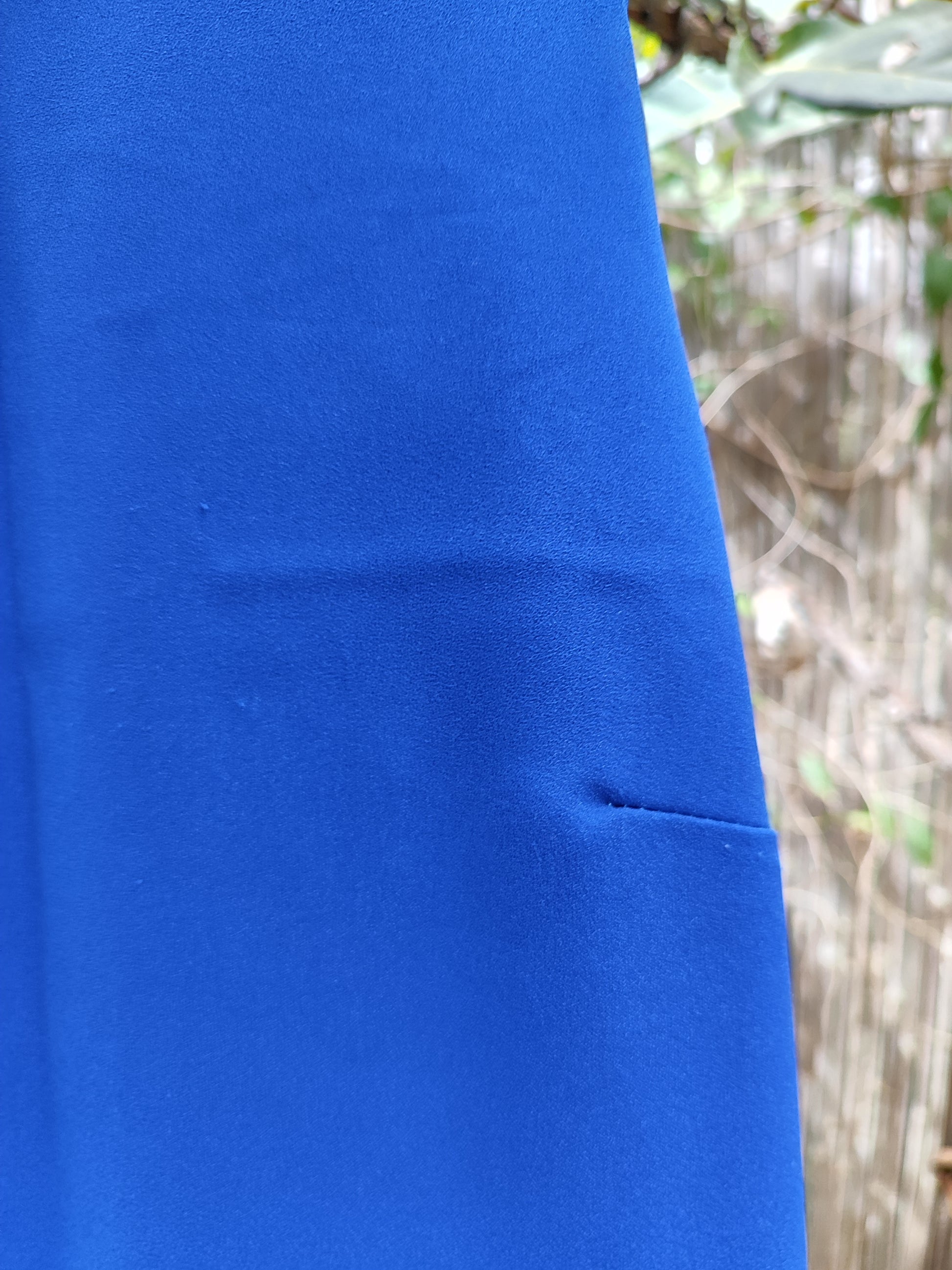 שמלת מיני כחולה ישרה ברוכסן אחורי by MOMA - Size L(מידה 2 של moma(