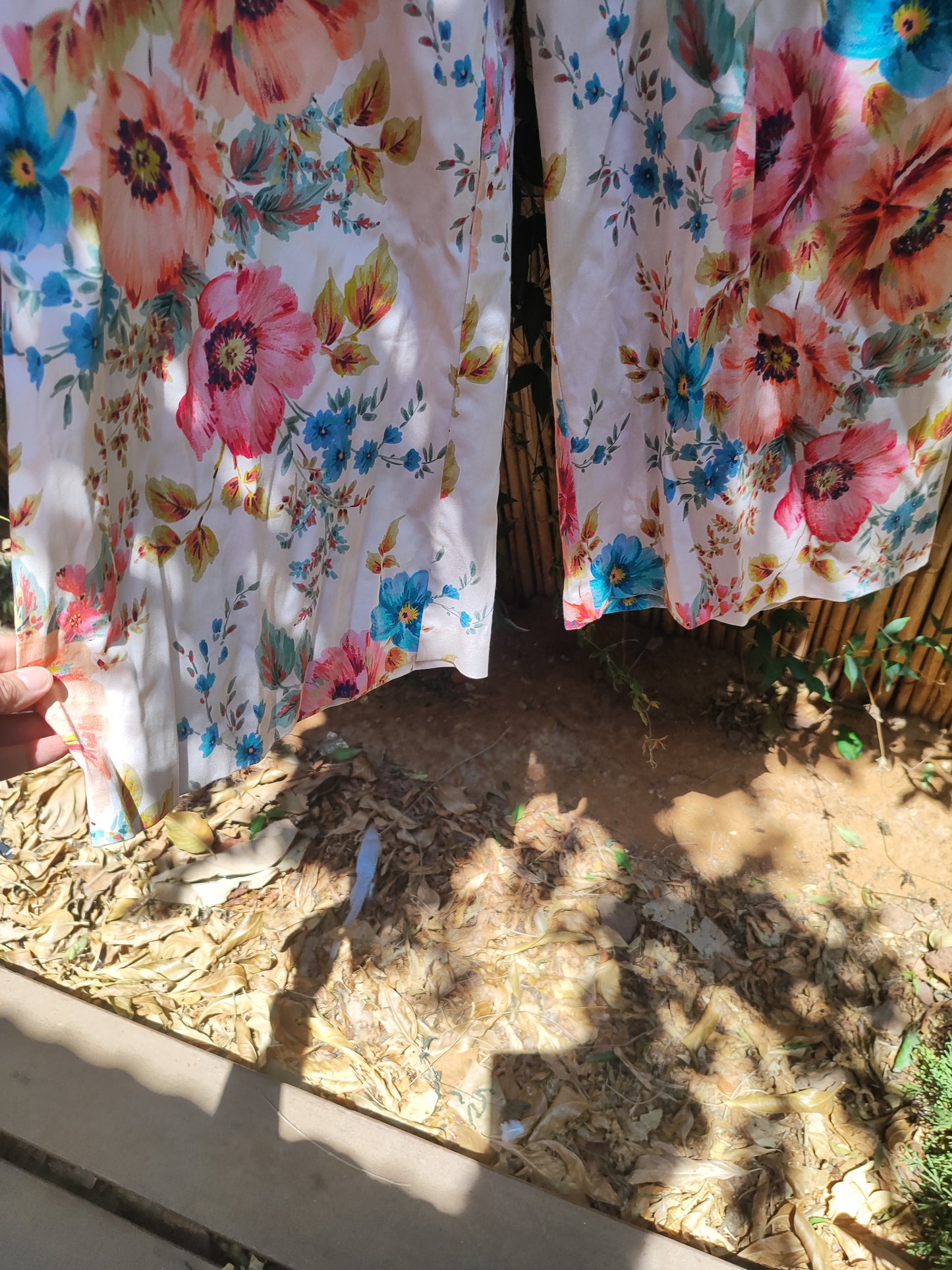 אוברול פרחוני סטרפלס עם אופציה לכתפיות משגע