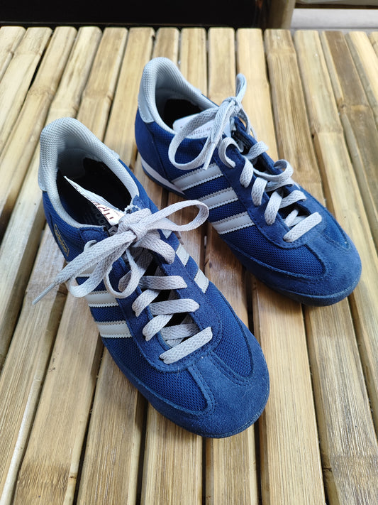 ADIDAS נעלי אדידס כחולים פסים אפורים קלאסים